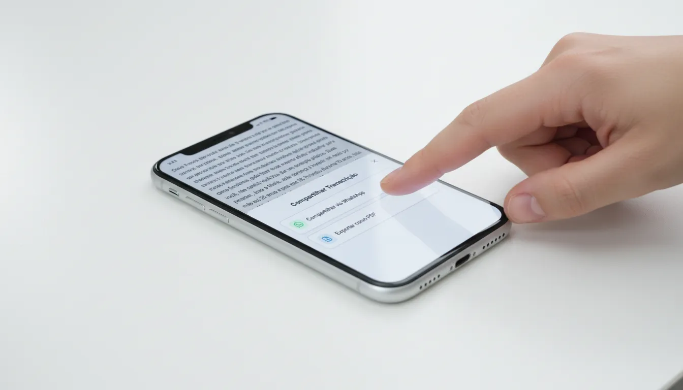 Exporte ou compartilhe